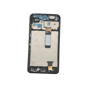 DISPLAY LCD PER XIAOMI REDMI A5 4G / POCO C71 NERO CON FRAME (LONG FLEX VERSION) - OEM SERVICE PACK