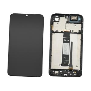 DISPLAY LCD PER XIAOMI REDMI A1 / A1 PLUS 2022 NERO CON FRAME - OEM SERVICE PACK