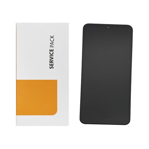 DISPLAY LCD PER XIAOMI REDMI A5 4G / POCO C71 NERO CON FRAME (SHORT FLEX VERSION) - OEM SERVICE PACK