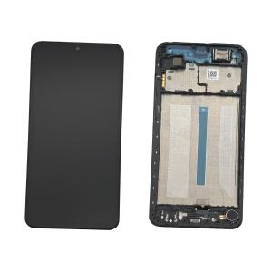 DISPLAY LCD PER XIAOMI REDMI A5 4G / POCO C71 NERO CON FRAME (SHORT FLEX VERSION) - OEM SERVICE PACK