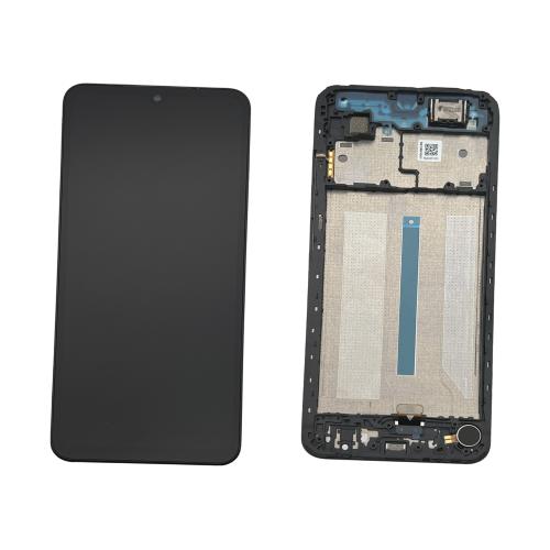 DISPLAY LCD PER XIAOMI REDMI A5 4G / POCO C71 NERO CON FRAME (SHORT FLEX VERSION) - OEM SERVICE PACK