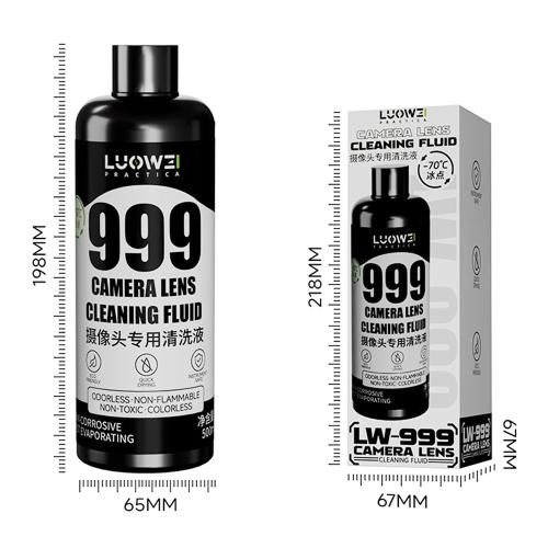 DETERGENTE LUOWEI LW-999 PER PULIZIA OTTICA E SENSORE FOTOCAMERA 500ml