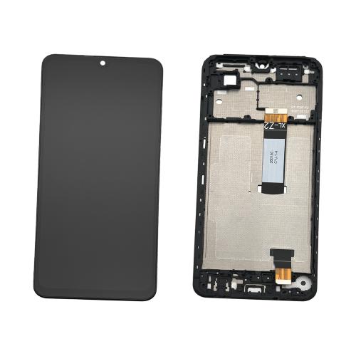 DISPLAY LCD PER XIAOMI REDMI A5 4G / POCO C71 NERO CON FRAME (LONG FLEX VERSION)