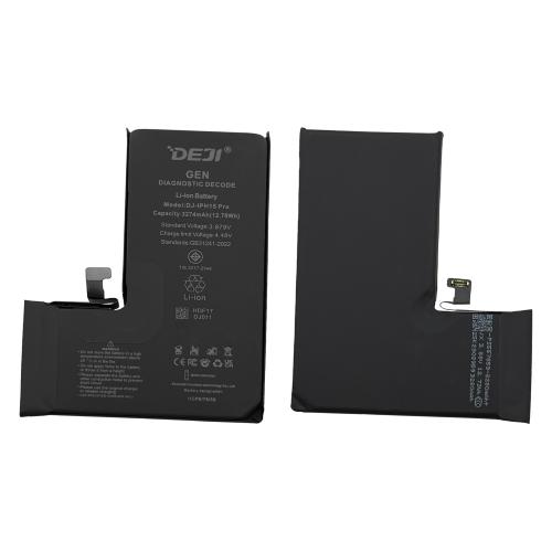 BATTERIA PER IPHONE 15 PRO (DEJI) 3274mAh AUTODIAGNOSTICABILE 2ND GEN
