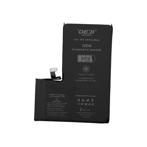 BATERIA PARA IPHONE 15 PRO MAX (DEJI) AUTODIAGNOSTICABLE 2ND GEN AUMENTO 4770mAh