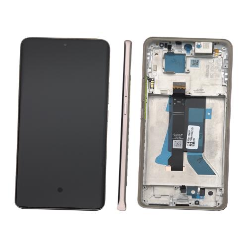 DISPLAY LCD PER XIAOMI REDMI NOTE 14 PRO 5G 24090RA29G GOLD / SAND GOLD CON FRAME 56004600O1600 - SERVICE PACK