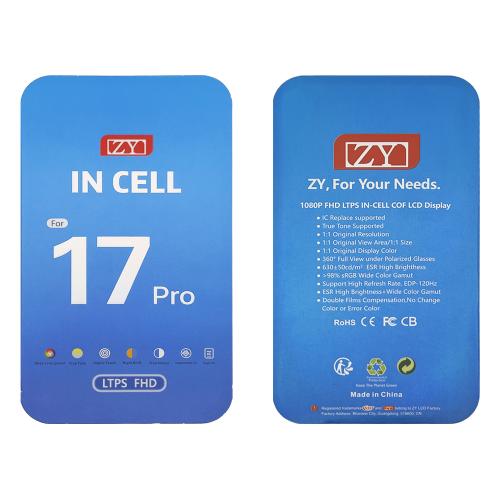 DISPLAY LCD PER IPHONE 17 PRO (INCELL ZY LTPS-COF IC Intercambiabile) 120Hz