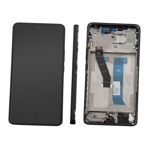 DISPLAY LCD PER XIAOMI REDMI NOTE 15 4G 2510DRA23E 2510DRA23G NERO / BLACK CON FRAME 560006000P700 - SERVICE PACK