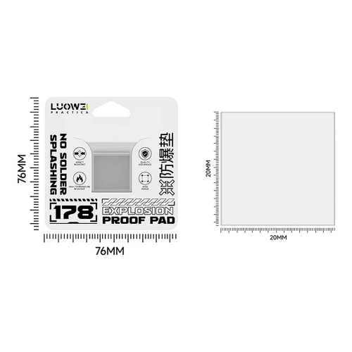 VETRO ANTIDEFLAGRANTI LUOWEI LW-178 PER REBALLING IC CHIP