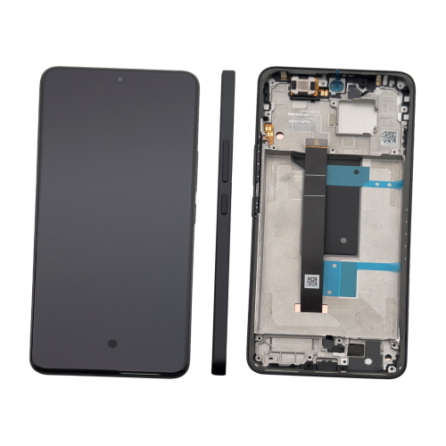 DISPLAY LCD PER XIAOMI REDMI NOTE 15 PRO 4G 25100RA69G NERO CON FRAME 560003000P600 - SERVICE PACK