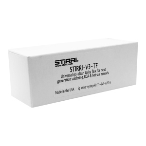 FLUSSANTE STIRRI V3-TF  5g PER SALDATURA A TEMPERATURA UNIVERSALE da 180 a 450°C (AMBER TUBE) CON KIT EROGAZIONE