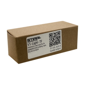 FLUSSANTE STIRRI V5-LIGHT-TF 10g PER SALDATURA AD ALTA TEMPERATURA da 200 a 450°C (AMBER TUBE) CON KIT EROGAZIONE