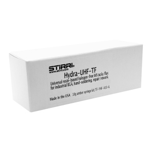 FLUSSANTE STIRRI HYDRA-UHF-TF 10g PER SALDATURA AD ALTA TEMPERATURA (AMBER TUBE) CON KIT EROGAZIONE 