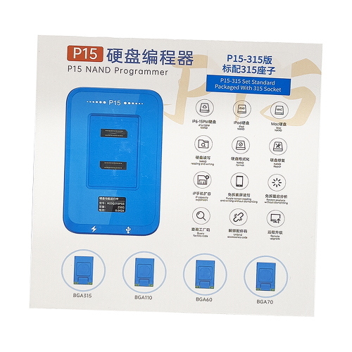 PROGRAMMATORE JCID P15 PER NAND IPHONE 6 - 15 PRO MAX (CON MODULO P15-BGA315)