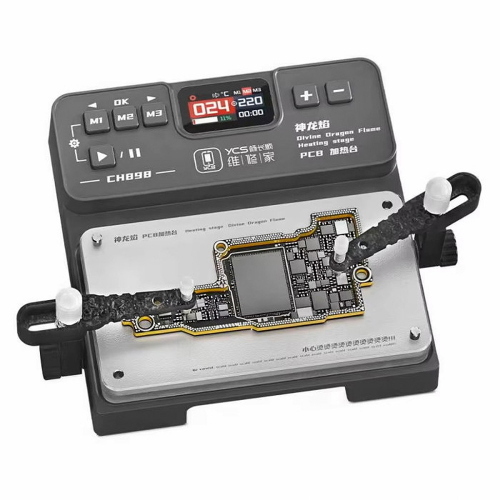 PRERISCALDATORE DISSALDANTE YCS DIVINE DRAGONE FLAME CH898 CON PIASTRA MULTIFUNZIONE