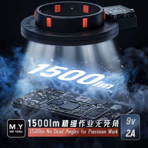 LAMPADA PER MICROSCOPIO M.Y F01 280 LED 15000LM CON VENTOLA DI RAFFREDDAMENTO