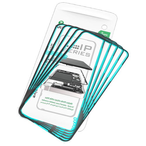 ADESIVO DISPLAY PER IPHONE 17 NERO (LOTTO 5PZ) (2UUL)