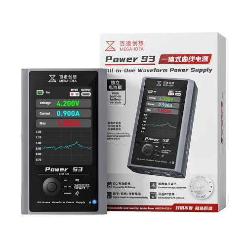 ALIMENTATORE DA BANCO PORTATILE MEGA-IDEA S3 25V CON STRUMENTO DI DIAGNOSI
