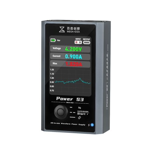ALIMENTATORE DA BANCO PORTATILE MEGA-IDEA S3 25V CON STRUMENTO DI DIAGNOSI