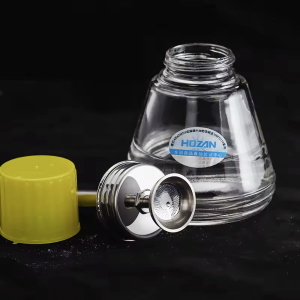 DISPENSER HOZAN IN VETRO 150ML PER ALCOOL ISOPROPILICO