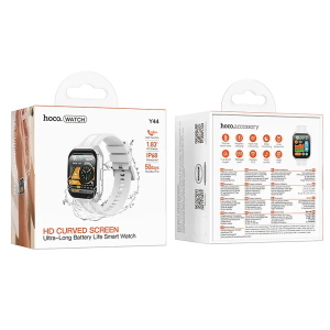 SMARTWATCH HOCO Y44 CALL SILVER - BLISTER RETAIL