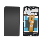 DISPLAY LCD PER SAMSUNG A065F A06 NERO CON FRAME GH83-10865A - SERVICE PACK