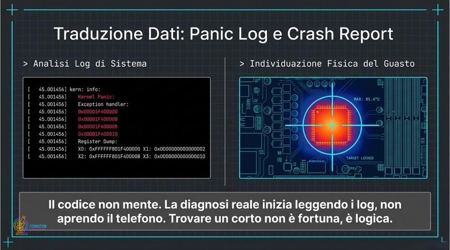 Slide analisi Panic Log e Crash Report